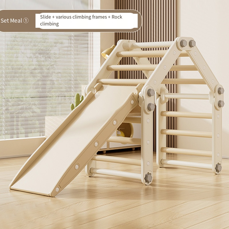 โครงปีนป่ายในบ้าน ผนังปีนป่ายใ - Kids Outdoor Climbing Frame บทวิจารณ์และราคา