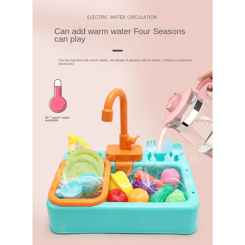 ชุดของเล่นอ่างล้างจานพลาสติกสำ - Kids Outdoor Kitchen Accessories บทวิจารณ์และราคา