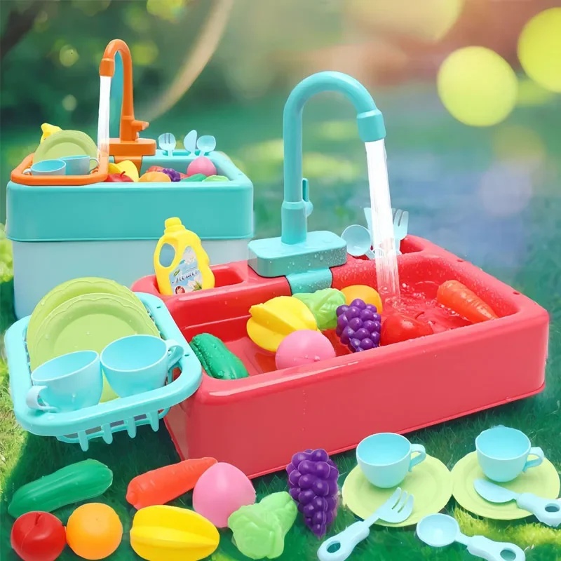 ชุดของเล่นอ่างล้างจานพลาสติกสำ - Kids Outdoor Kitchen Accessories บทวิจารณ์และราคา