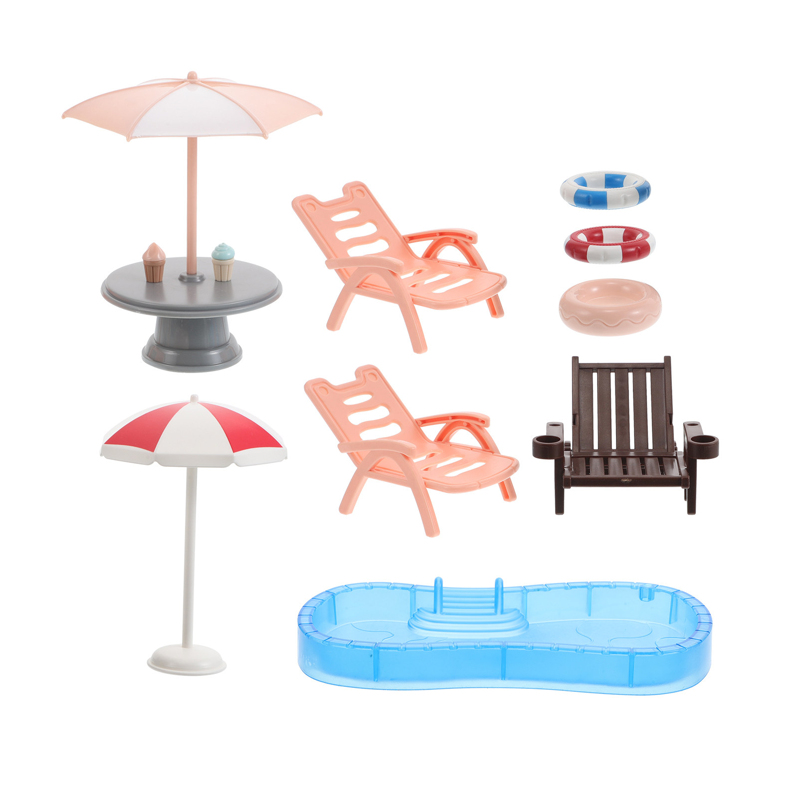 ชุดสระว่ายน้ำจิ๋วสำหรับบ้านตุ๊ - Kids Outdoor Furniture Set บทวิจารณ์และราคา